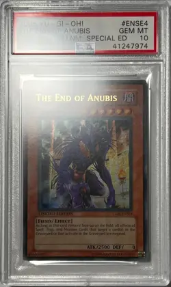 Yu-Gi-Oh! PSA 10 GEM-MT 'The End Of Anubis' TLM-ENSE4 ~LIMITED EDITION~ - Image 2