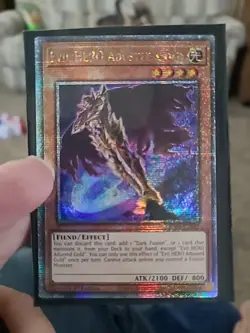Yugioh! TCG - Evil HERO Adusted Gold - Quarter Century Secret Rare - RA04-EN029 - Image 1