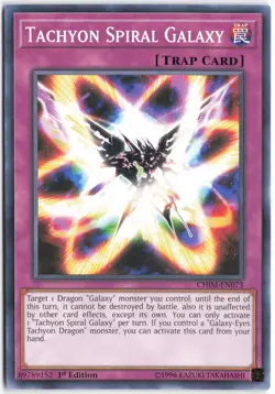 Yugioh - Tachyon Spiral Galaxy CHIM-EN073 1st Edition - Chaos Impact - Image 1