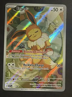 Pokemon TCG Eevee Black Star Promo 173 Prismatic Evolutions Sealed Card n1 - Image 1