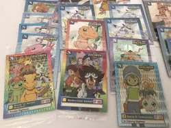 Digimon 2000 Upper Deck Series Foil Lot Of 280+ Trading Cards - Image 3