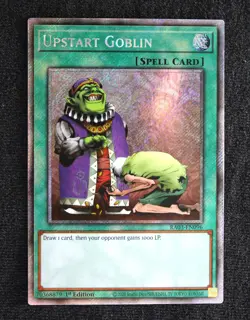 Upstart Goblin (RA03-EN096, Platinum Secret Rare, 1st Ed.) [Mint] Yugioh card - Image 1