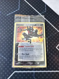 Pokemon TCG Greninja Gold Star SWSH144 Celebrations Black Star Promo Card Sealed - Image 2