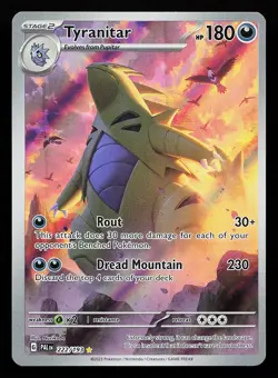 Tyranitar 222/193 Illustration Rare Paldea Evolved Pokemon Card - Image 1