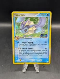 Vaporeon 19/115 Ex Unseen Forces Reverse Holo Rare LP Pokemon Card - Image 1