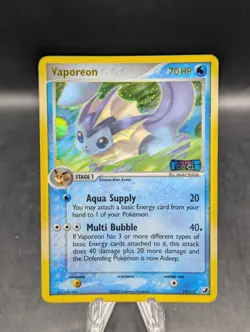 Vaporeon 19/115 Ex Unseen Forces Reverse Holo Rare LP Pokemon Card - Image 3