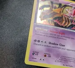 Giratina XY184 Cosmos Holo Black Star Promo XY Pokemon Card HP - Image 5