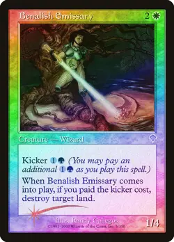 Benalish Emissary FOIL Invasion NM White Uncommon MAGIC MTG CARD ABUGames - Image 1