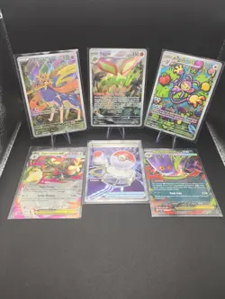 Pokemon TCG Phantasmal Flames Full Art 6 card Bundle Pack Fresh For Master Set - Image 1