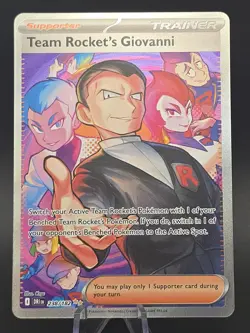 Pokemon TCG Team Rocket's Giovanni Destined Rivals Card 238/182 - Image 1