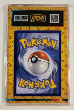 Pokemon Card Ditto (Numel) Unpeeled Pokemon Go Graded Ambr 8.5 Rock and Earth - Image 2