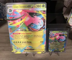 Mega Venusaur EX MEP 013 Jumbo Card and Regular Collection Box Black Star Promo - Image 1