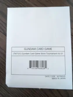 Gundam Trading Card Game - Store Tournament Kit KIT-01 Brand New Sealed - Image 1
