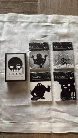 GenDu The Gentleman's Duel Card Game Starter Deck + 4 Booster Packs Sealed TCG - Image 1