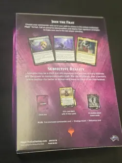2018 MTG Subjective Reality Commander Deck MTG Factory Sealed! FREE Ship - Image 2