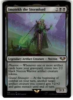 Imotekh the Stormlord Universes Beyond: Warhammer 40000 Foil NM - Image 1