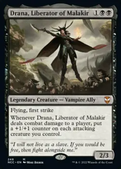 MTG Commander Streets of New Capenna M Drana Liberator of Malakir #248 - Image 1