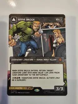 Eddie Brock - #224 (Borderless) Marvel's Spider-Man - Mtg - Image 1