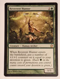 Reverent Hunter - Theros - Magic the Gathering MTG Nice! - Image 1