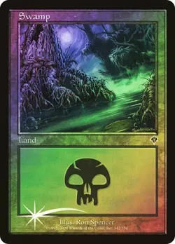 Invasion MTG FOIL Swamp (#342) Magic - Image 1