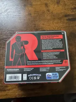 Pokemon TCG Team Rocket Tin - Persian - Sealed - Image 2