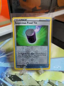Pokemon - Suspicious Food Tin - 066/073 - Reverse Holo - Champion's Path - NM/M - Image 1