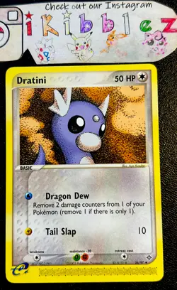 Dratini 26/97 NM Non-Holo Vintage Pokemon Card. Free Tracked Shipping! - Image 1