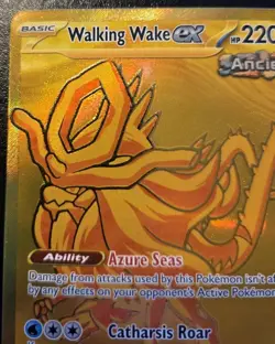Walking Wake EX 178/131 Gold Hyper Rare Prismatic Evolutions Pokemon TCG - Image 2