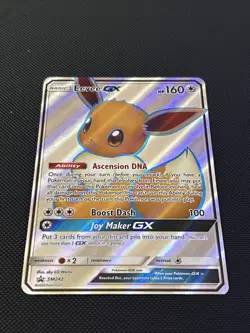 POKEMON - Eevee GX SM242 Black Star Promo - Holo NM - Image 2