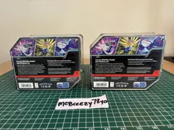 Kyogre + Xerneas EX Azure Legends Tin 2025 Pokemon FACTORY SEALED NEW Set Of 2 - Image 3