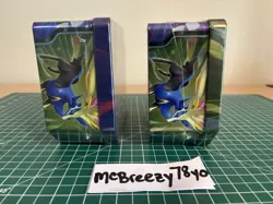 Kyogre + Xerneas EX Azure Legends Tin 2025 Pokemon FACTORY SEALED NEW Set Of 2 - Image 4