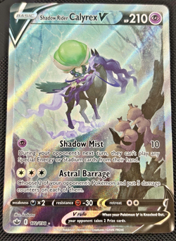 Pokemon TCG - Chilling Reign #172/198 Shadow Rider Calyrex V (Alternate Art) NM - Image 1