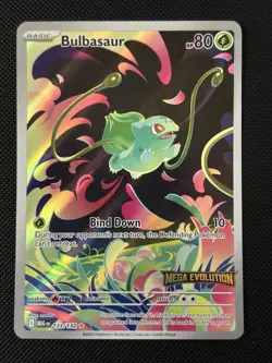 Pokemon Bulbasaur 133/132 Illustration Rare (Stamped) Promo Mega Evolutions NM - Image 1