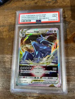 POKEMON 2022 ORIGIN FORME DIALGA Vstar Premium Collection #256 PSA 9 Mint - Image 1