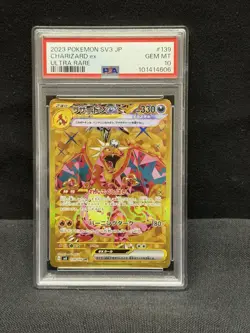 Pokemon Charizard ex Ruler of the Black Flame Japanese Ultra Rare #139 PSA 10 - Image 1