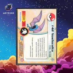Carte Pokemon Nosferalto 42 TOPPS Serie 3 Francais - Image 2