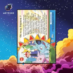 Carte Pokemon TOPPS Ou es-tu Pokemon U OR17 Serie 2 FR - Image 2