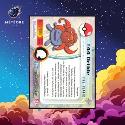 Carte Pokemon TOPPS Ortide #44 Serie 1 FR - Image 2
