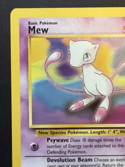 Mew 1999 Pokemon Black Star Movie Promo Stamped #8 - Near Mint - Image 2