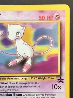 Mew 1999 Pokemon Black Star Movie Promo Stamped #8 - Near Mint - Image 3