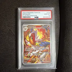 2024 POKEMON TWM EN-TWILIGHT MASQUERADE #173 INFERNAPE ILLUSTRATION RARE PSA 10 - Image 1