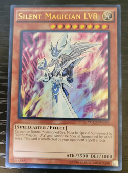 Yu-Gi-Oh Silent Magician LV8 Ultra Rare YGLD-ENC04 Nm - Image 1
