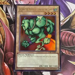 Yugioh La Jinn the Mystical Genie of the Lamp LCKC-EN002 Ultra Rare NM - Image 1
