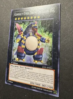 Googly-Eyes Drum Dragon JOTL-EN051 *1st Edition* Yugioh TCG - Image 3