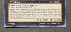 Googly-Eyes Drum Dragon JOTL-EN051 *1st Edition* Yugioh TCG - Image 5
