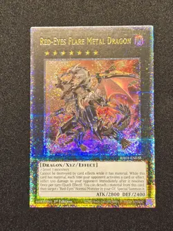 Yu-Gi-Oh!: Red-Eyes Flare Metal Dragon - RA01-EN038 - Quarter Century Rare - Image 1