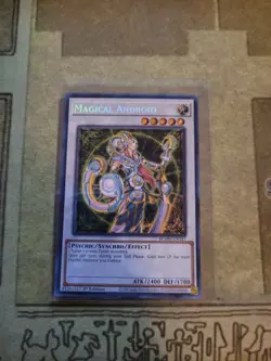 YUGIOH MAGICAL ANDROID BLMM-EN147 SECRET 1ST ED NM - Image 1