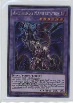 Archfiend's Manifestation SE 1st Ed. YuGiOh Fists of the Gadgets #FIGA-EN034 - Image 1
