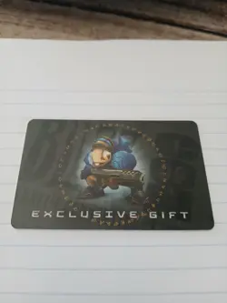 2009 BlizzCon WoW Grunty Murloc Space Marine Pet Loot Card UNUSED - Image 1