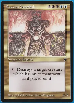 Ramses Overdark Legends PLD Blue Black Rare MAGIC MTG CARD (ID# 508970) ABUGames - Image 1